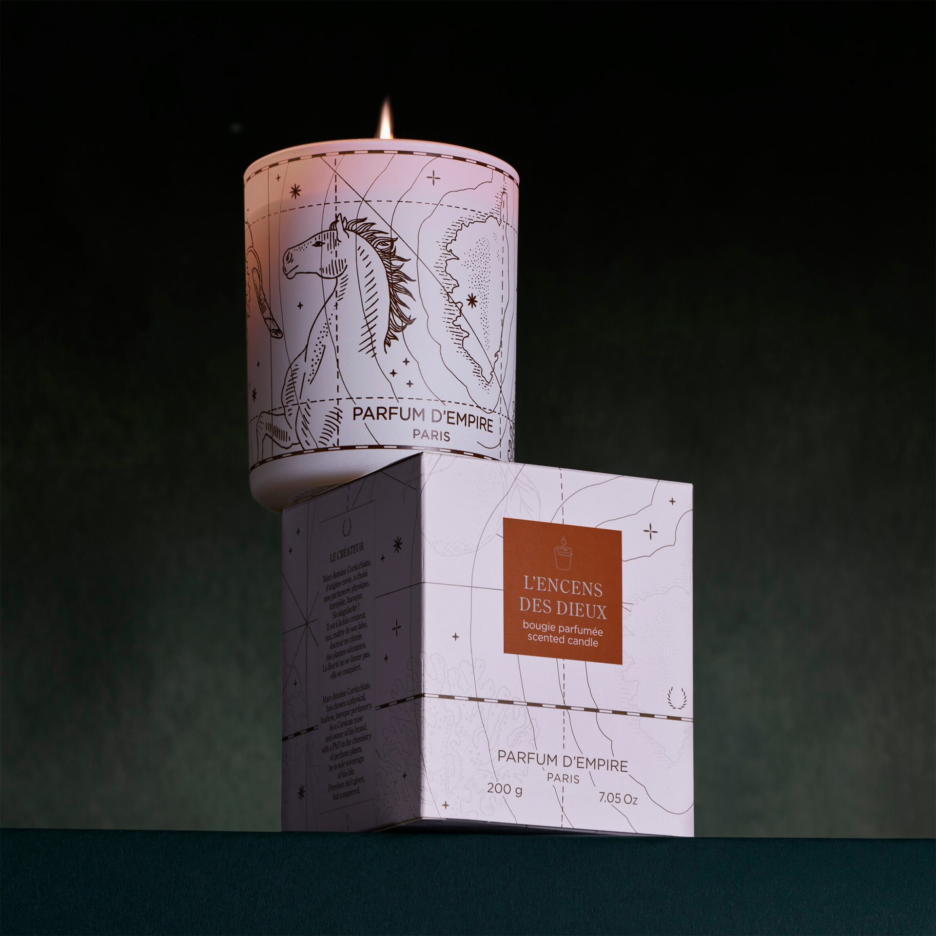 BOUGIE l'encens - parfum d'empire