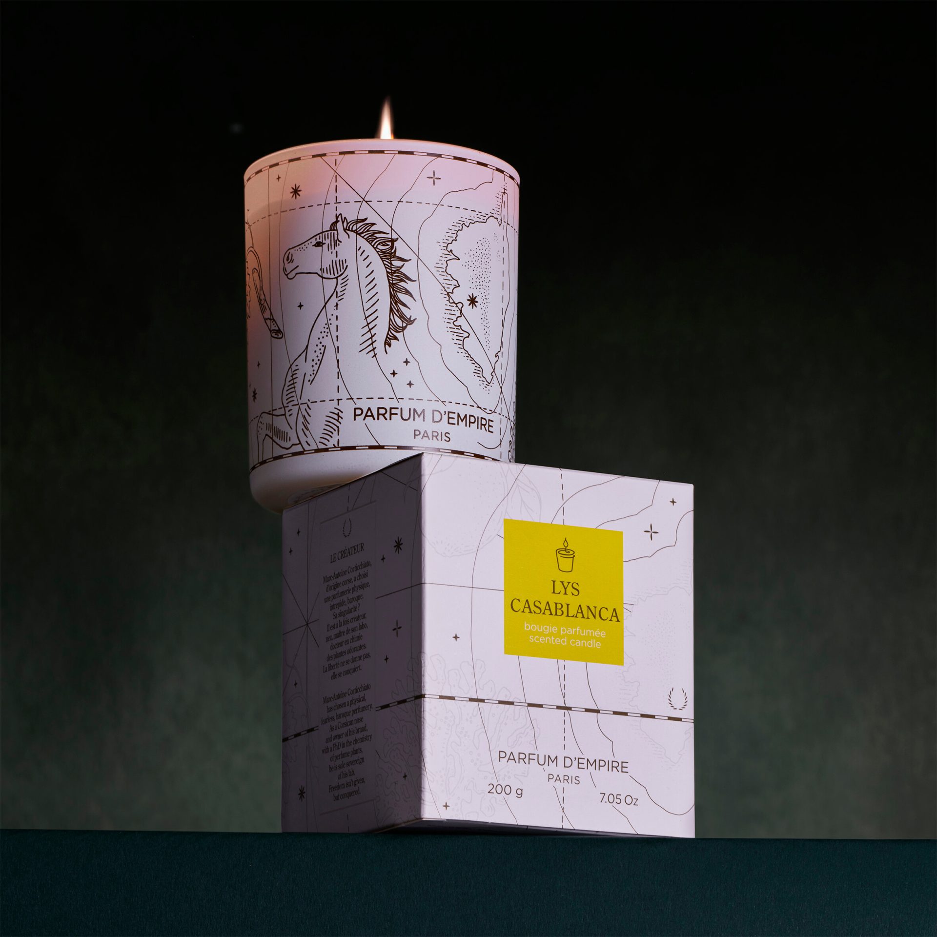 BOUGIE Lys Casablanca - parfum d'empire